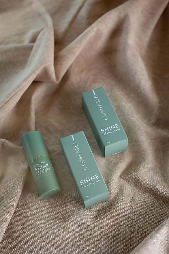 Lumiara Shine Anti Aging Eye Serum - Hydrating and Brightening Serum For All Ages & Skin Types - Organic, Paraben Free, Cruelty Free & Plant Based Wrinkle Reduction - Made In The USA - 15 ml