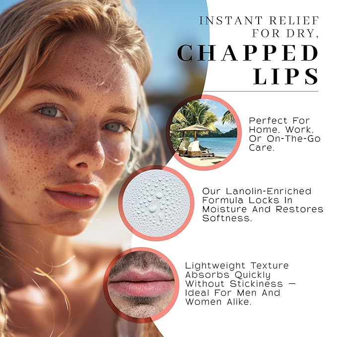 VanMan Beeswax Lip Balm Tin – Organic Beeswax with Coconut and Sweet Almond Oils, Lanolin, and Grapefruit Oil – Hydrating Moisturizer for Dry Lips – Grapefruit – 3 Tin Pack