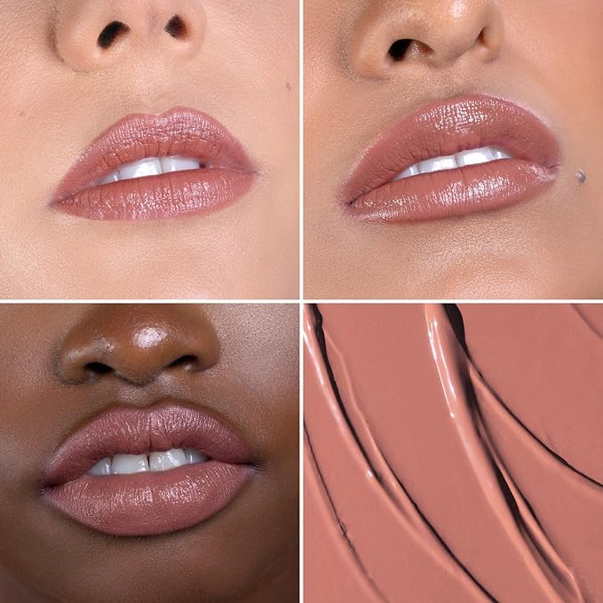 OFIR Lip Rouge Satin Hydrating Lipstick | Full Coverage Cream Lipstick for Long Wear Comfort | Lightweight Lip Satin Finish with Shea Butter | Off Pink - Neutral Pink 0.12 oz
