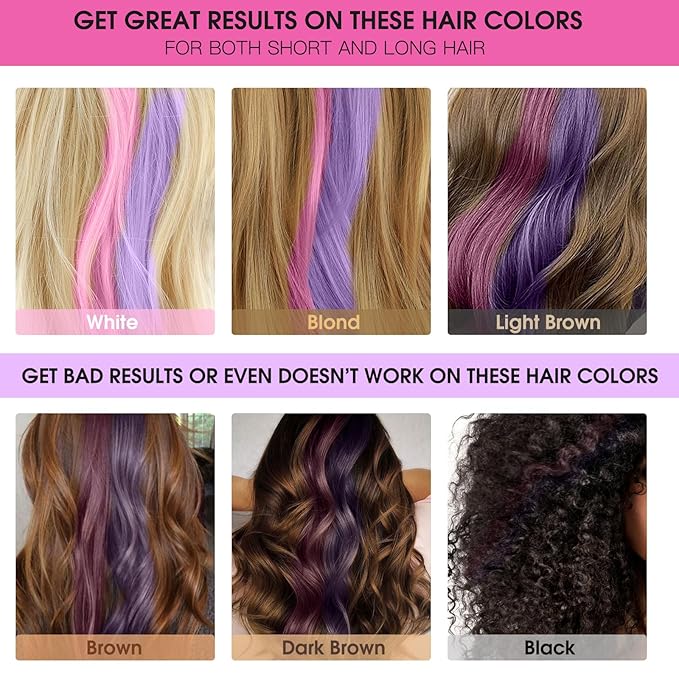 MSDADA 10 Color Hair Chalk