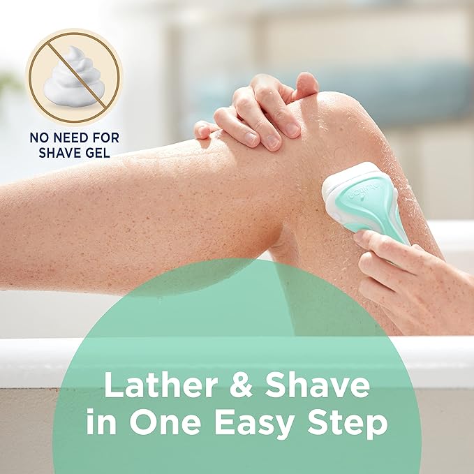 INTUITION Schick Refill, Razors for Women Sensitive Skin | Intuition Razor Blades Refill with Organic Aloe, Razor Refills , 6 Count (Pack of 1)