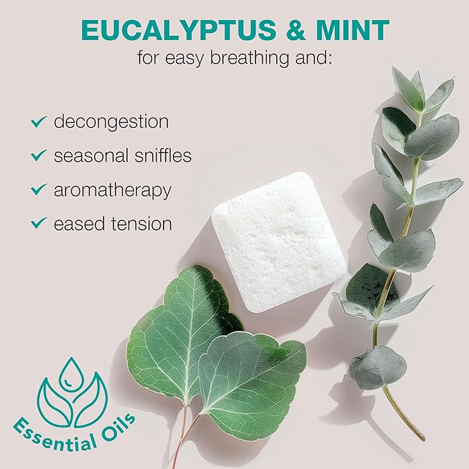 Shower Steamers Eucalyptus for Shower - Mothers Day Gifts for Her, Aromatherapy Gift for Men