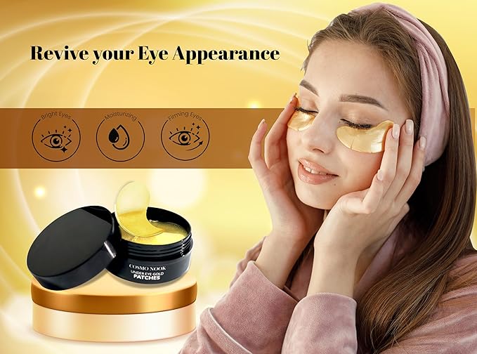 24k gold under eye patches