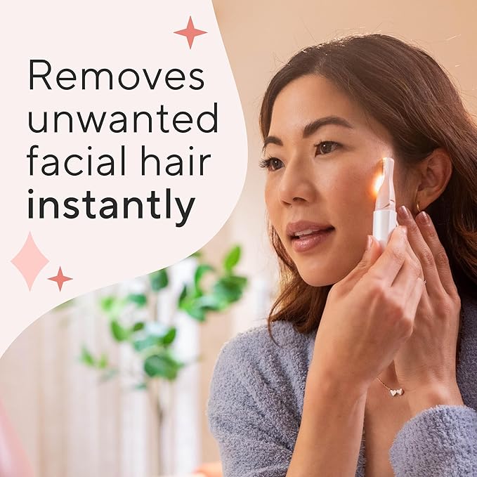 Finishing Touch Lumina Painless Hair Remover, Silver