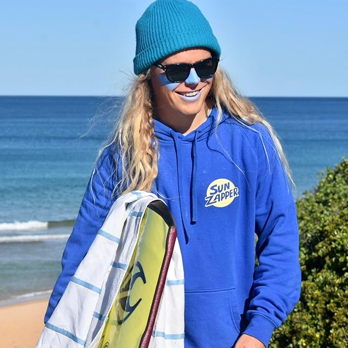 Sun Zapper Zinc Oxide Sunscreen Sticks – SPF 50+ Water Resistant – Beach Pack with 4 Colors (Light Skin Tone, Pink, White, Blue) – Broad Spectrum Sunblock for Face & Body – Made in Australia