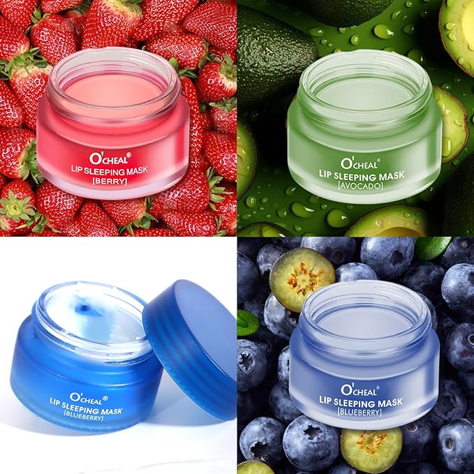 Moisture Collagen Booster Lip Sleeping Mask (Blueberry)