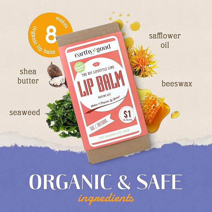 Earthy Good Organic DIY Lip Balm Naturals