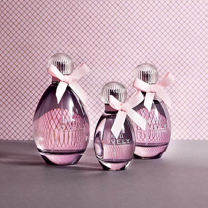 SJP Born Lovely Lush, Sweet, Elegant Amber Floral Eau De Parfum Spray Fragrance for Women - Mandarin, Peony, Honeysuckle, and Freesia - Intense, Long Lasting Scent - 3.4 oz