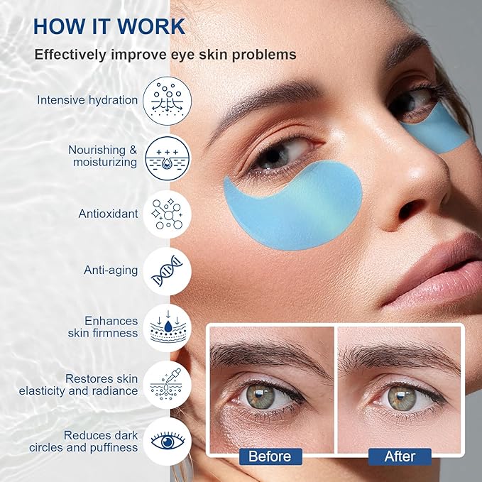 Hyaluronic acid under eye patches,