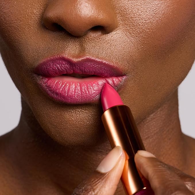 YENSA Vibrant Silk Hydrating Lip Stick - Long Lasting Lipstick with Hyaluronic Acid, Vitamin E & Super Oils - High Pigment Color & Semi Glossy Finish - Moisturizing Formula - Vivid (0.12 oz)