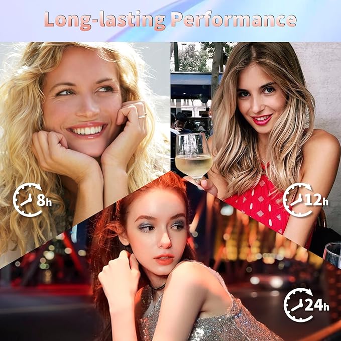 Color Nymph Teen Girls Makeup Kits, Makeup Kit For Girls All In One Makeup Sets For Women With Sequin Bag Packed Individually 9 Colors Eyeshadow Palette Lip Gloss Eyeliner Mascara -Orange Pink