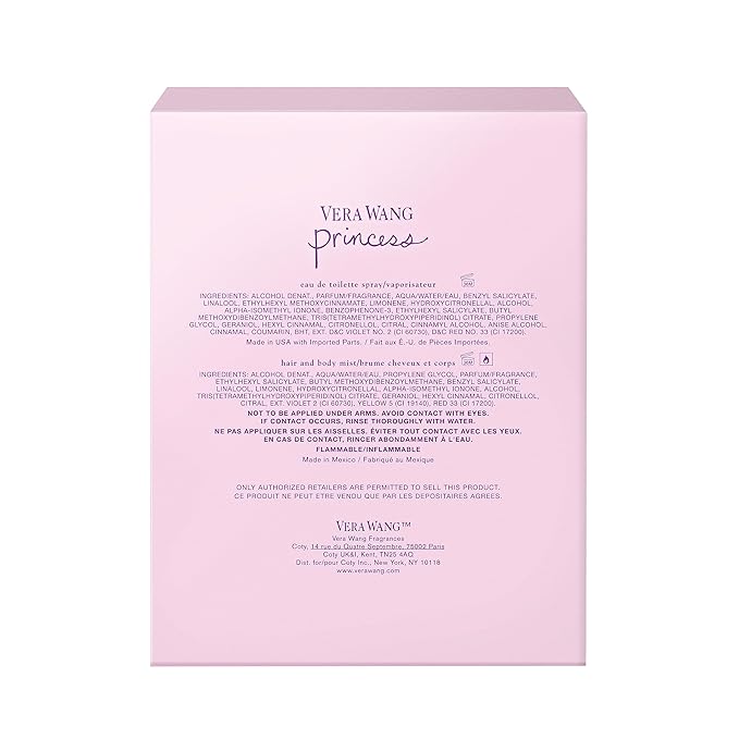Vera Wang Princess Body Mist 8.4 fl oz (Pack of 1), Notes of Apple, Quava, and Vanilla, Women's Fragrance, Long Lasting, Everyday Fragrance