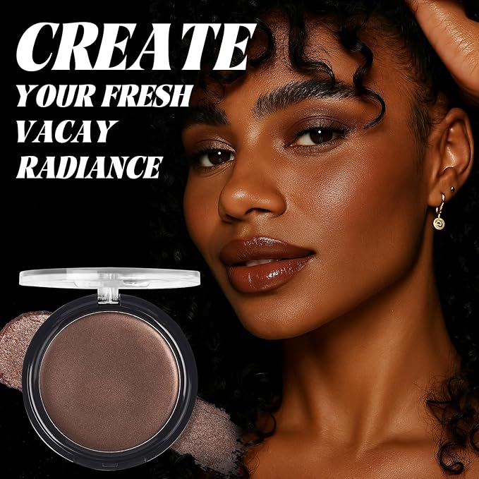 UCANBE Face & Body Cream Bronzer, Natural Tan Sun-Kissed Glow, Buildable Blendable for Long Lasting Bronzed Glow, Lightweight Contour Bronzing Multi-Use Shaping Palette for All-Day Luminous