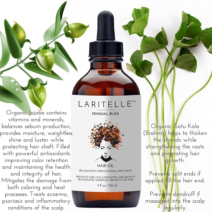 Laritelle Organic Hair Growth Treatment Sensual Bliss 4 oz