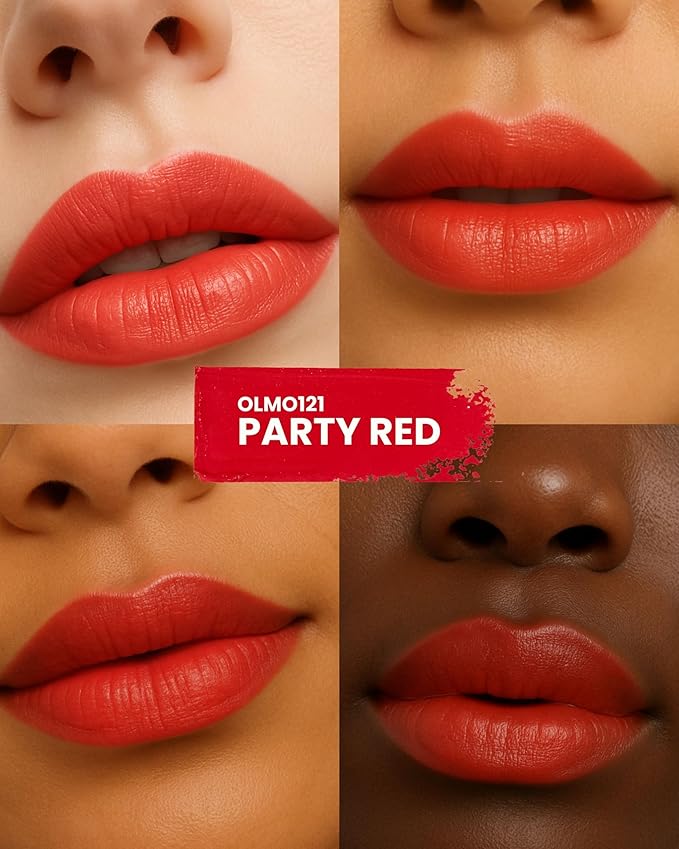 SIIA Cosmetics Change Agent Magnetic Original Lipstick in Party Red