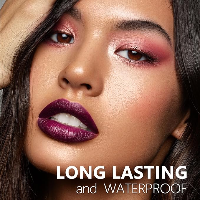 Cranberry Lipstick Long Lasting Lipsticks for Women Pigmented Smudgeproof Transferproof Vegan Cruelty Free Dark Purple Lip Makeup, A66 Jazzberry