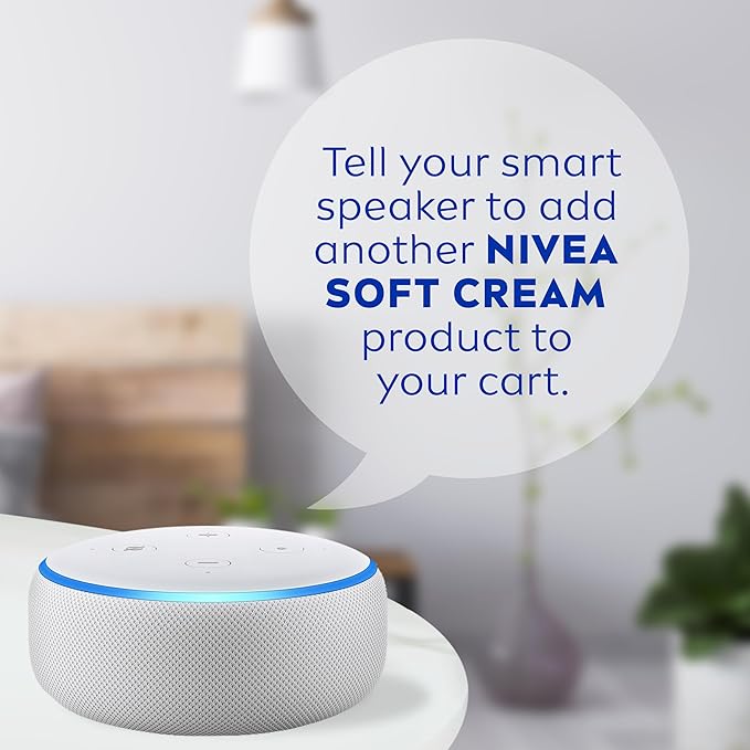 Nivea Soft Refreshingly Moisturizing Face, Body and Hand Cream, 3 Pack of 6.8 Oz Jars