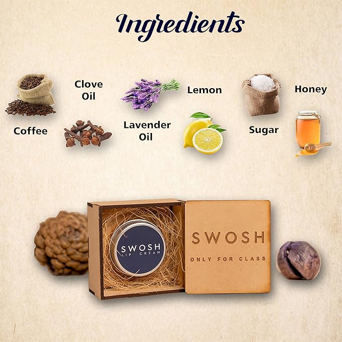 SWOSH Organic Lip Cream For Lightening lip