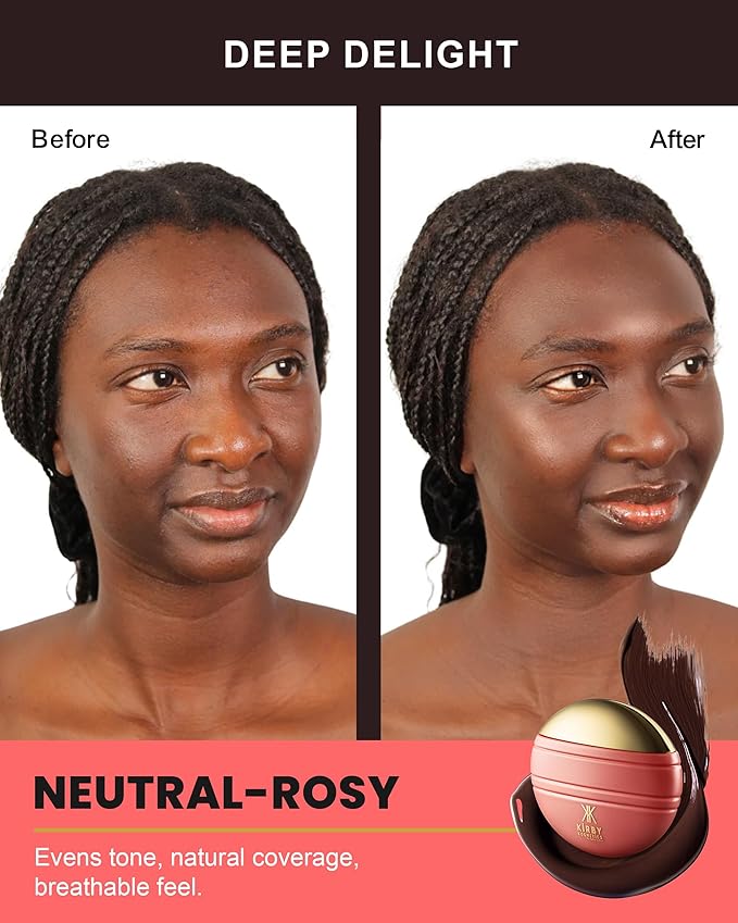 Konfident Glow Skin Tint – Deep Delight Hydrating Oil-Free Glass-Skin Foundation, Buildable Light-to-Medium Coverage, 30 ml – Inclusive Clean Makeup for Radiant Confidence