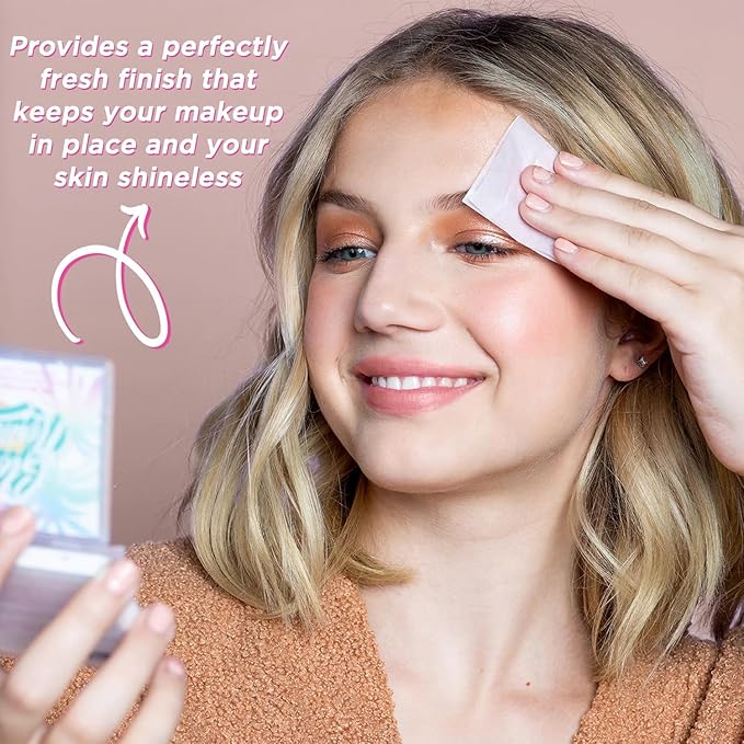 Petite ’N Pretty Sporty Set for Kids, Teens and Tweens - Skin Care Kit of Cleanser,Moisturizer, 50 pcs of Oil Blotting Sheets, and Natural Deodorant - Travel Essentials for Fresh & Glowing Skin