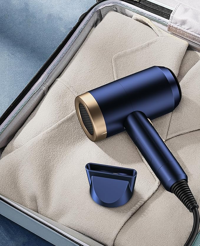 Hair Dryers for Women, CONFU Hair Dryer with Diffuser, Blow Dryers for Men, Hairdryer with Diffuser Attachment, Portable Lightweight Fast Drying Negative Ion Hairdryer for Home