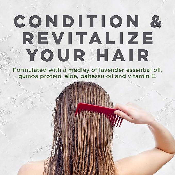Avalon Organics Revitalizing Lavender Conditioner, For Smooth, Shiny, Touchably Soft Hair For Normal To Dry Hair, 11 Fluid Ounces