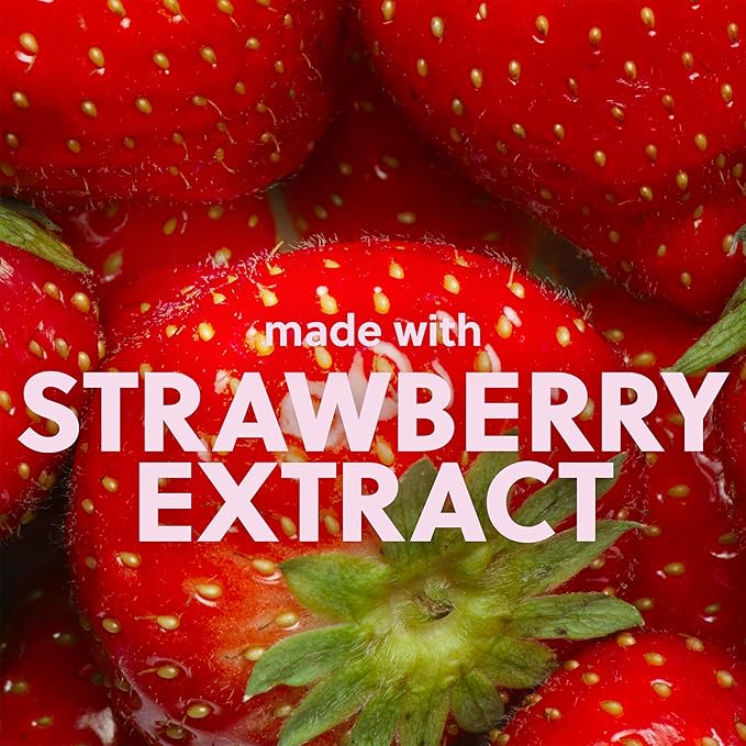 Tree Hut Strawberry Overnight Lip Mask, Hydrating Lip Treatment, Leave On Overnight for Soft, Smooth Lips, Holiday Gift & Stocking Stuffer, 0.6 oz