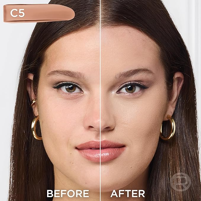 L'Oreal Paris True Match Super-Blendable Foundation, Medium Coverage Liquid Foundation Makeup, C5, Medium, 1 Fl Oz