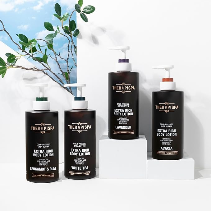 Scented Body Lotion for Women – Refreshing Moisturizer with Shea Butter, Ceramides & Panthenol to Revive & Nourish Dry Skin – Used by All Genders (Bergamot & Olive, 17.0 fl oz)