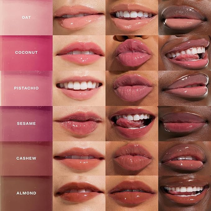 Tower 28 ShineOn Milky Lip Jelly, SESAME, Non-Sticky, Hydrating Vegan Lip Gloss in Milky Mauve, Apricot and Raspberry Seed Oil, Moisturizing, Clean, Cruelty Free