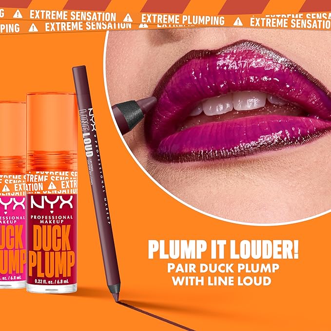 NYX PROFESSIONAL MAKEUP Line Loud Lip Liner, Longwear and Pigmented Lip Pencil with Jojoba Oil & Vitamin E - Sassy