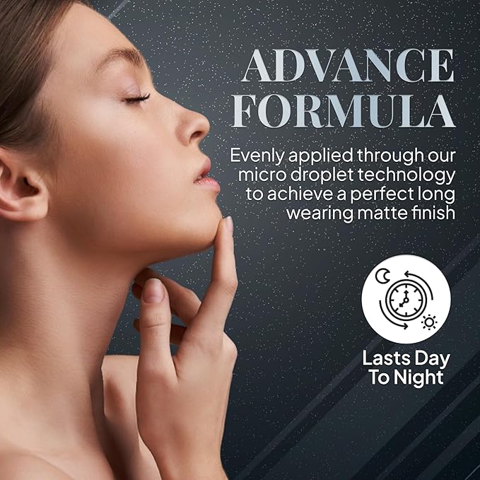 ERA Face spray makeup (R10 - Cocoa, 2.25 oz) - airbrush foundation, everyday, buildable, professional spray on cosmetics by Era Beauty