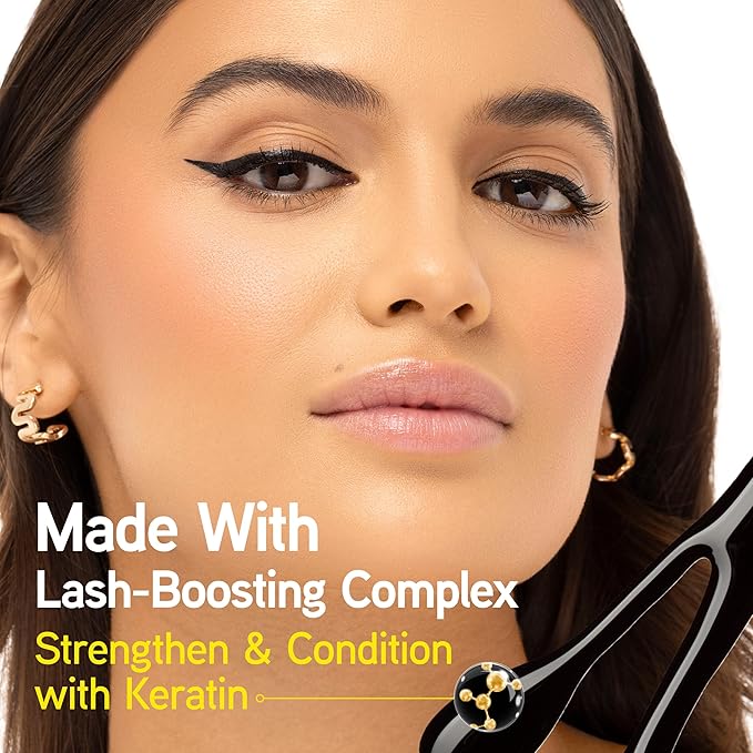 Physicians Formula Eye Booster, Lash-Enhancing 2-in-1 Eyeliner Serum, Dermatologist Approved, Hypoallergenic, Cruelty-Free & Vegan - Black