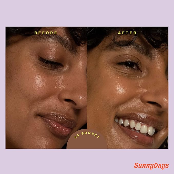 Tower 28 Beauty SunnyDays SPF 30 Tinted Mineral Sunscreen - For Sensitive Skin - 2-in-1 Facial Broad Spectrum UVA/UVB Protection + Foundation – Shade 50 SUNSET, 1 Fl Oz