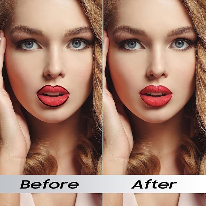 Lip Stain Peel Off - Lip Liner Long-wear & Waterproof Moisturizing Lip Stain with Matte Finish, Transfer-Proof, Non-Stick Cup Lip Tint Stay On All Day (Cocoa)