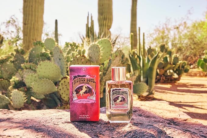 Rodeo Soul Fearless by Tru Western, 3.4oz, Women's Perfume with scents of Ruby Cactus Chocolate, Cocoa Butter, and Sugar Crystals, Fearless, Bold, and Wild