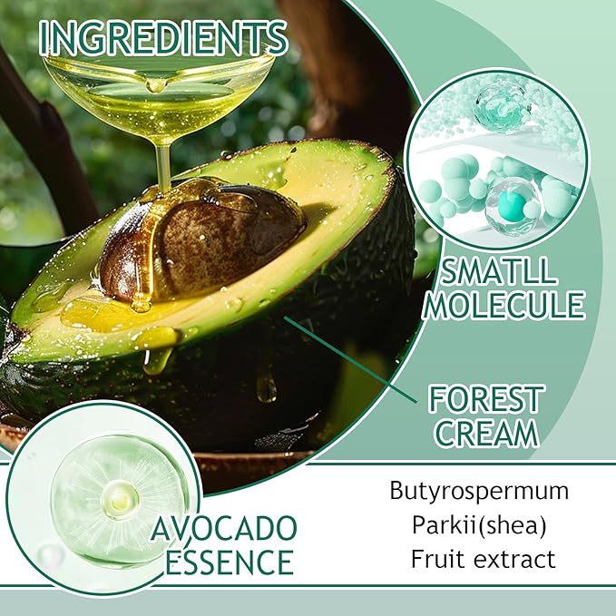 Avocado Skin Care Set,Facial Kit with Facial Cleanser,Toner,Eye Cream,Face Serum,Facial Serum,Face Cream,Lotion & 3PCS Face Mask,Travel Skincare Kit for Women (9PCS)