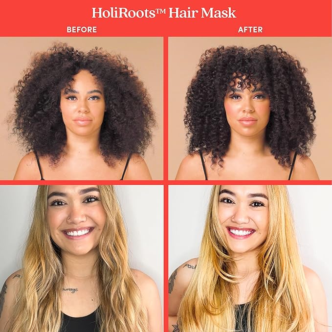 Fable & Mane Deep Moisture Repairing Hair Mask, For Frizzy, Dry, Damaged Hair. Treatment Repairs and Softens with Shea Butter and Coconut