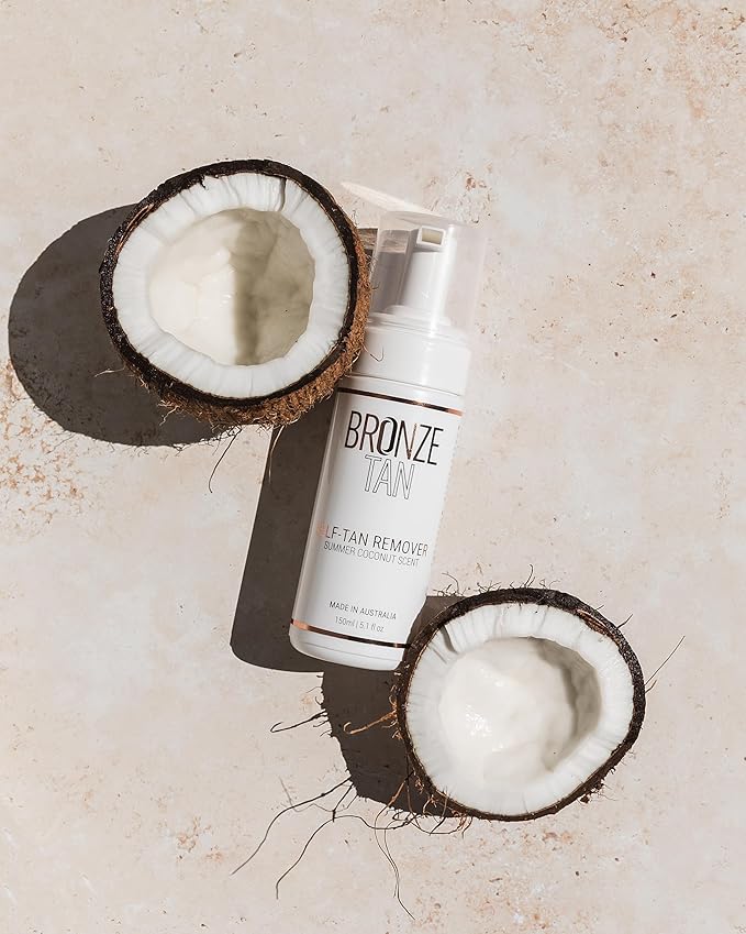 Bronze Tan Self Tan Remover For Fake Tan Streaks, Build Up, Correction, Or Full Removal Of Self Tanner or Bronzer - Summer Coconut Scent (150ML / 5.1 fl oz)