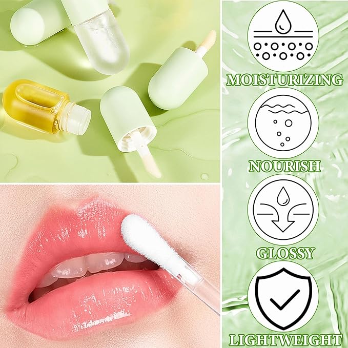 Lip Plumper Set,Lip Plumper Oil Gloss Night