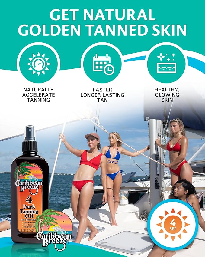 Caribbean Breeze SPF 4 Dark Tanning