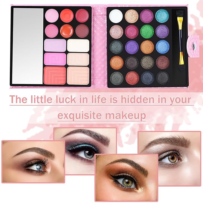 All-in-one Holiday Makeup Gift Set | Full Makeup