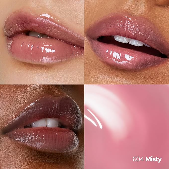 Laka Maxi Glayer Tint 3.8g/0.13oz., Glass Layer of Gloss, Ultra Glow & Vivid Layerable Pigments, High Shine Lip Oil, K-Beauty (#604 Misty)