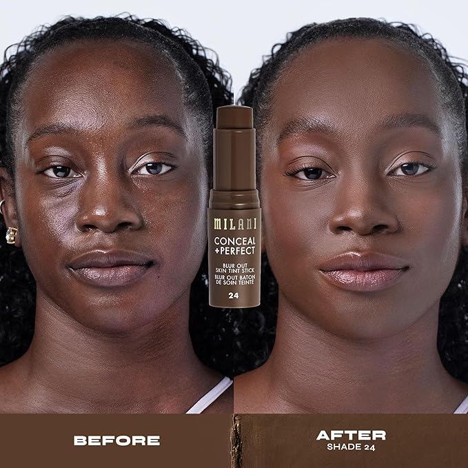 Milani Conceal + Perfect - Skin Tint Stick, Blur Out Tinted Moisturizer Makeup, Shade 24