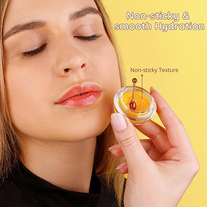 Original My Bee Balm Lip Balm - Propolis Hydrating Balm Honey Pot for Dry, Chapped & Cracked Lips with Propolis, Honey & Vitamin E - Soften, Smooth & Reduce Lip Lines (Pack of 2)