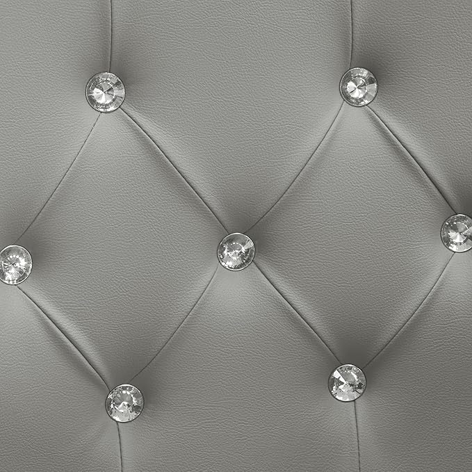 BarberPub Classic Hydraulic Recliner Barber Chair Antique Hair Spa Salon Styling Beauty Equipment 3123 (Grey)