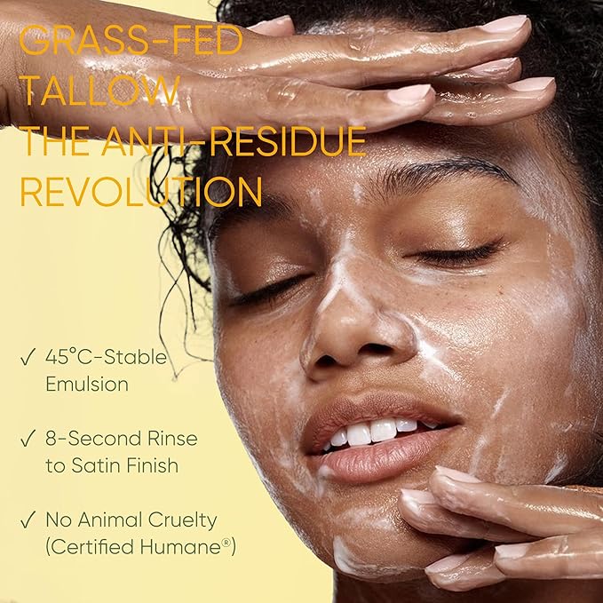 Grocerism Makeup Remover & Cleansing Balm with Manuka Honey & Centella Asiatica, Soothing Cleansing Balm with Beef Tallow for Dry, Sensitive Skin, Deep Cleanse & Moisturize, 3.53 Oz Organic Skincare