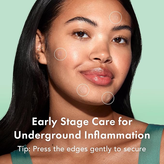 Rael Pimple Patches, Miracle Microcrystal Spot Cover - Hydrocolloid Acne Patch with Tea Tree Oil, Early Stage Zits and Blemish, Korean Skin Care, Vegan, Cruelty Free (9 Count)