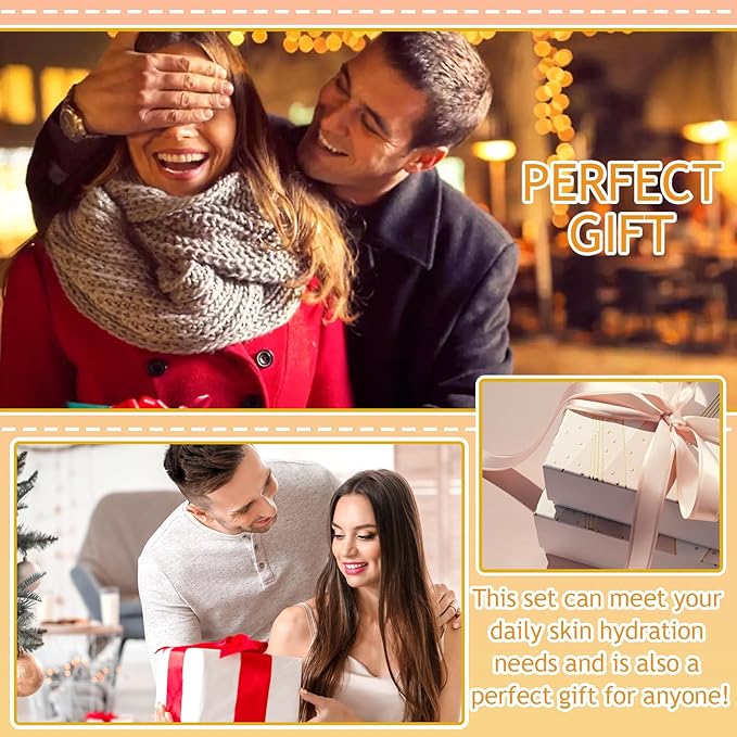 Vitamin C Skin Care Set,Facial Kit with Facial Cleanser,Toner,Eye Cream,Face Serum,,Soap,Face Cream & 3PCS Mask,Travel Skincare Kit for Women (9PCS)