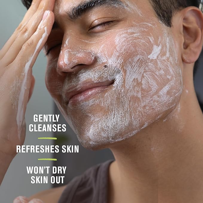 Every Man Jack Daily Face Wash & Lotion Set, Deeply Cleanse, Moisturize, and Revive Dry, Tired Skin with Hyaluronic Acid, Niacinamide, and Aloe Vera - 2-Pack